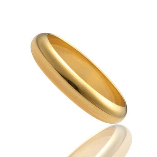Aliança em Ouro Amarelo 18k Aliança em Ouro Amarelo 18k, 4mm - Imagem 1