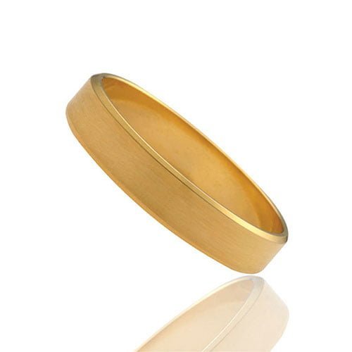 Aliança em Ouro Amarelo 18k Aliança em Ouro Amarelo 18k, 4mm - Imagem 1
