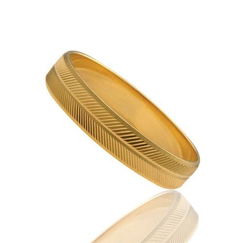 Aliança em Ouro Amarelo 18k Aliança em Ouro Amarelo 18k, 4mm - Imagem 1