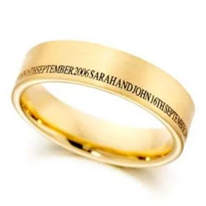 Aliança em Ouro Amarelo 18k, 4mm