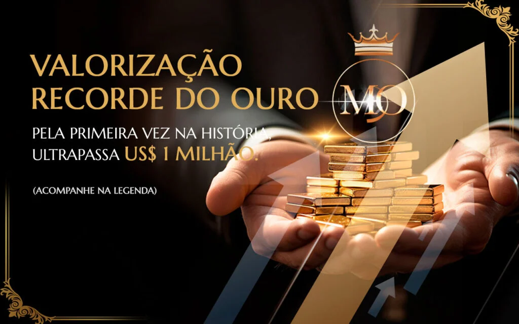 Literalmente “Valendo Ouro”: O Crescimento Histórico do Valor do Ouro