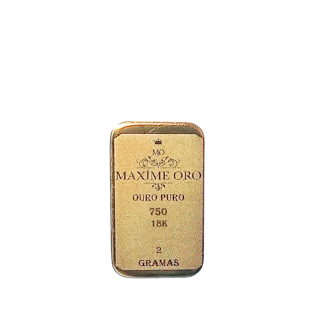 Barras de Ouro 18k 2g